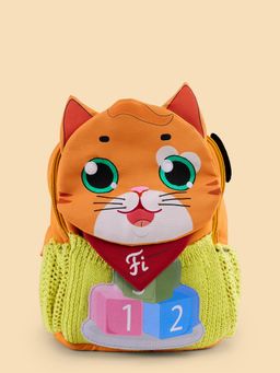 Filli & Me - Multi-Color Polyester Character Numbers School Backpack