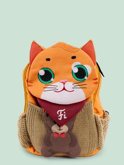 Filli & Me - Multi-Color Polyester Character Teddy School Backpack