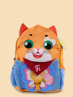 Filli & Me - Multi-Color Polyester Character Butterfly School Backpack