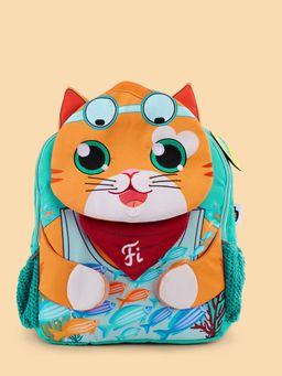 Filli & Me - Multi-Color Polyester Character Diver School Backpack