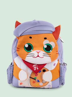Filli & Me - Multi-Color Polyester Character Artist School Backpack