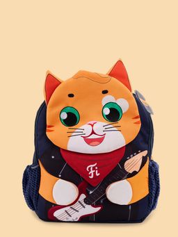 Filli & Me - Multi-Color Polyester Character Rockstar School Backpack