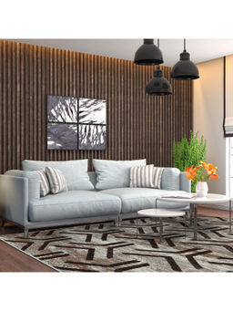 Sapana Carpet-Mats - Shiraz Brown Geometric Polypropylene Carpet