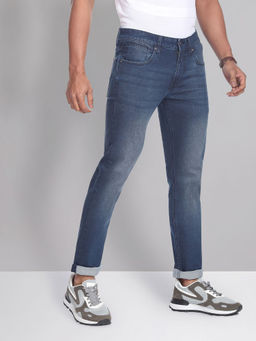 AD By Arvind - Mid Rise Skinny Fit Jeans Blue