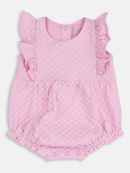 Chicco - Girls Medium Pink Romper