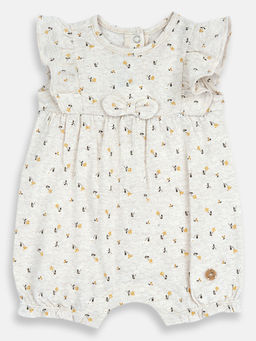 Chicco - Girls Natural Floral Print Romper