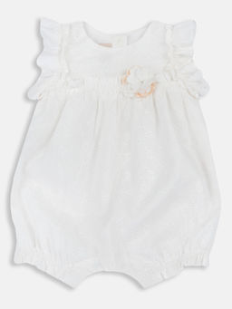 Chicco - Girls White Romper