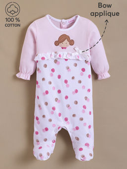 Hopscotch - Pure Cotton Cozy Naptime Romper