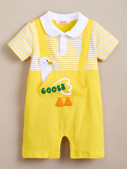 Hopscotch - Silly Goose Applique Romper