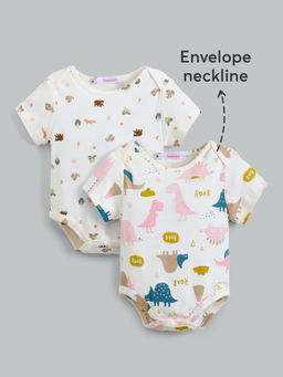 Hopscotch - Dino Roar Onesies (Pack of 2)