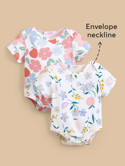 Hopscotch - Bloom Envelope Onesies (Pack of 2)