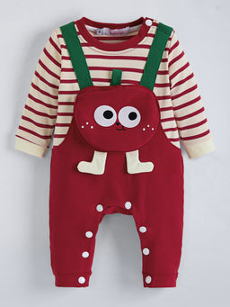 Hopscotch - 3D Apple Applique Red Bodysuit
