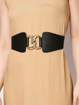 Twenty Dresses by Nykaa Fashion - Black Stay Till The A.M. Belt