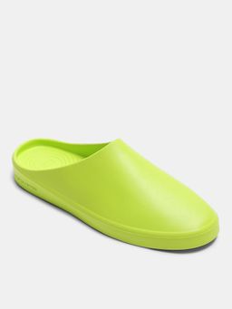Jack & Jones - Men Neon Lime Green Moulded Clogs
