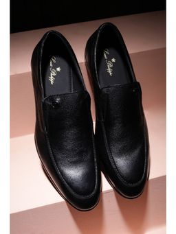 Louis Philippe - Men Black Slip On Loafers