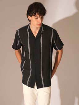 Selected - Black Cotton Shirt