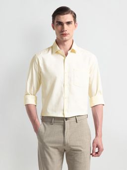 Arrow - Dobby Cotton Shirt Yellow