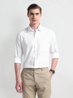 Arrow - Dobby Cotton Shirt White