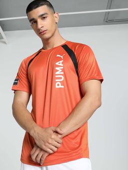 Puma - Fit Ultra Breathe Mens Orange T-Shirt