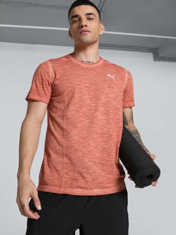 Puma - Studio Foundation Wash Mens Orange T-Shirt