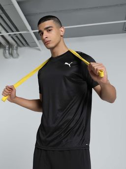 Puma - Essentials Taped Mens Black T-Shirt