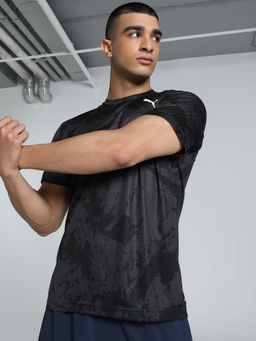Puma - Train All Day Aop Mens Black T-Shirt