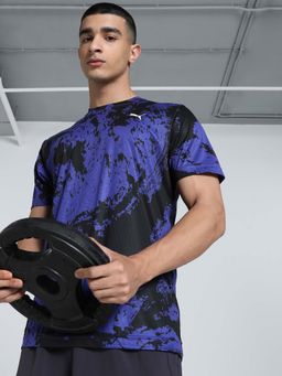 Puma - Train All Day Aop Mens Blue T-Shirt