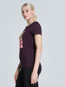 Puma - Active Graphic Ii Womens Purple T-Shirt