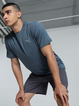 Puma - Run Favourite Hearth Ss Mens Blue T-Shirt