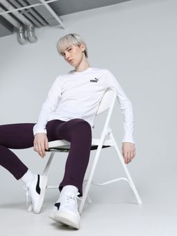 Puma - Ess Long Sleeves Womens White T Shirt