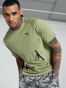 Puma - Tech Pocket Mens Green T-Shirt