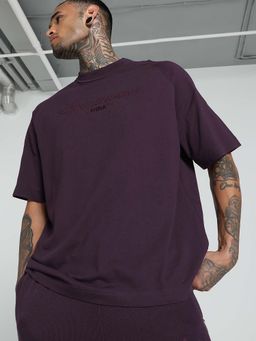 Puma - Classics+ Oversized Men's Purple T-Shirt