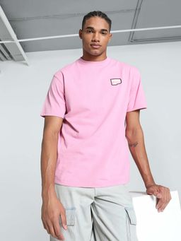 Puma - Downtown Relaxed Graphic Men's Pink T-Shirt