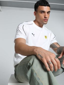 Puma - Ferrari Race Mt7+ Men's White T-Shirt