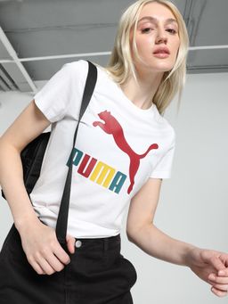 Puma - Classics Logo Women's White T-Shirt