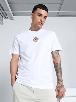 Puma - Classics Drip Printed Men's White T-Shirt