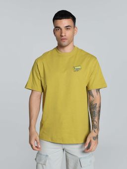 Puma - Downtown Graphic Mens Green T-Shirt