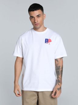 Puma - Graphics Growth Relaxed Mens White T-Shirt