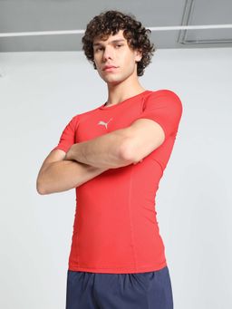 Puma - Liga Base Layer Ss Mens Red T-Shirt
