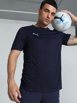 Puma - Team Final Casuals Mens Navy Blue T-Shirt