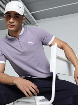 Puma - High Neck Mens Lavender T-Shirt
