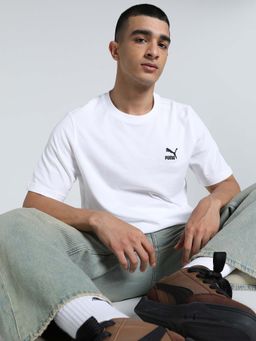 Puma - Classics Small Logo Mens White T-Shirt
