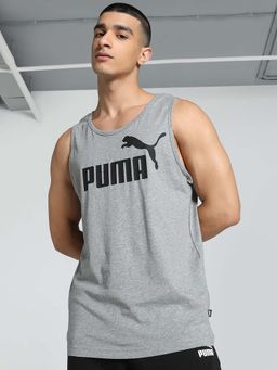Puma - Ess Tank Mens Grey Tank T-Shirt