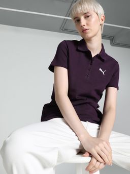 Puma - Her Polo Womens Purple T-Shirt