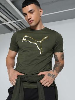 Puma - Graphic 22 Mens Green T-Shirt