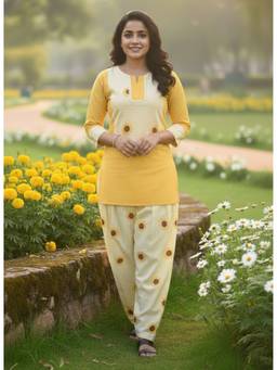 GOPIPREM - Pure Cotton Kurta And Salwar Set