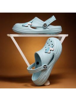 toothless - Kids Girls Sky Blue Moulds Clogs