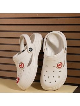 toothless - Kids Unisex Off White Clogs