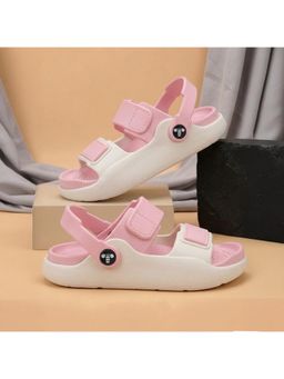 toothless - Girls Pink EVA Lightweight Open-Toe Slip on Casual Sandals