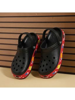 toothless - Boys Black Casual Stylish EVA Washable Lightweight Comfortable Slip-On Clogs